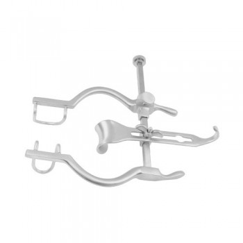 Balfour-Baby Retractor Complete With Central Blade Ref:- RT-890-90 Stainless Steel, 12.5 cm - 5" Spread 95 mm Balfour-Baby Retractor Complete With Central Blade Ref:- RT-890-90 Stainless Steel, 12.5 cm - 5" Spread 95 mm